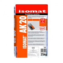 Isomat AK20 Standard Set Flexible High Performance Polymer Modified S1 Tile Adhesive Grey 25kg
